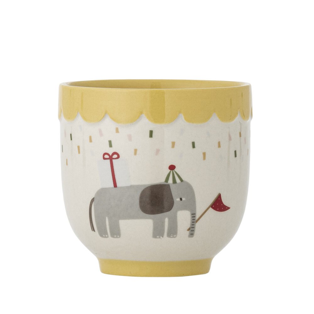 Celebrate Cup, Yellow, Stoneware