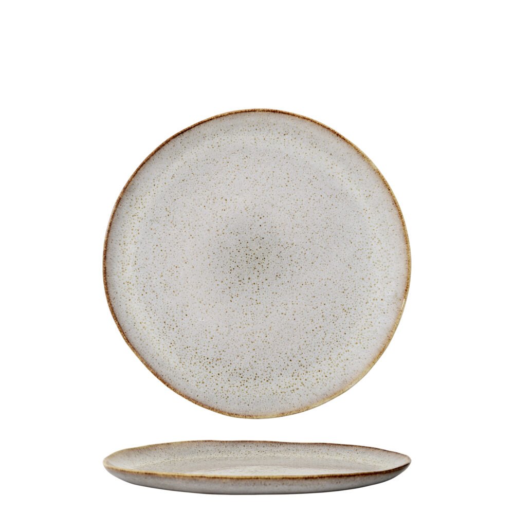 Sandrine Plate, Nature, Stoneware