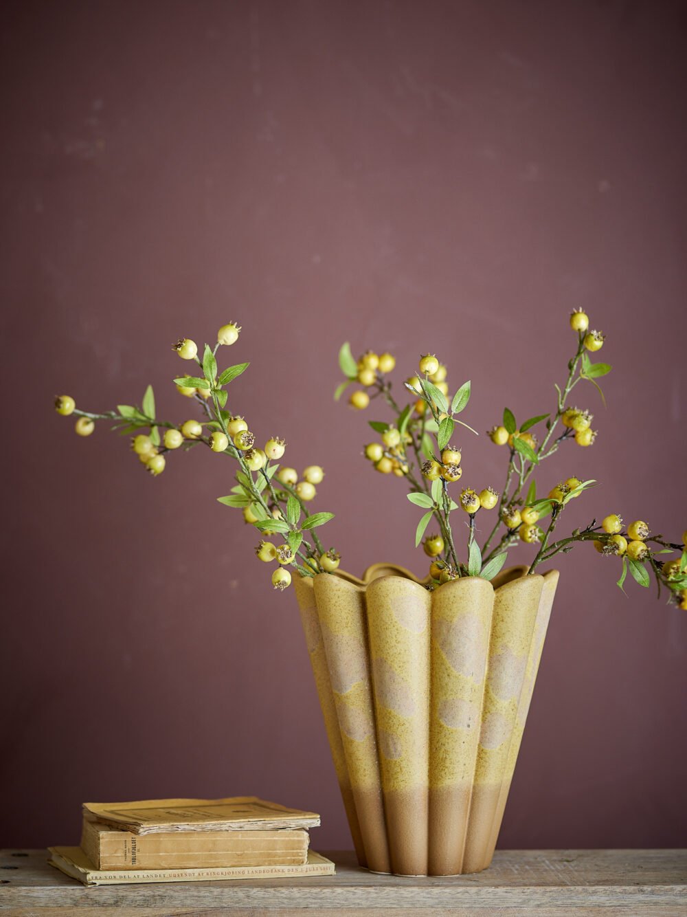 Penn Vase, Yellow, Stoneware - Image 3