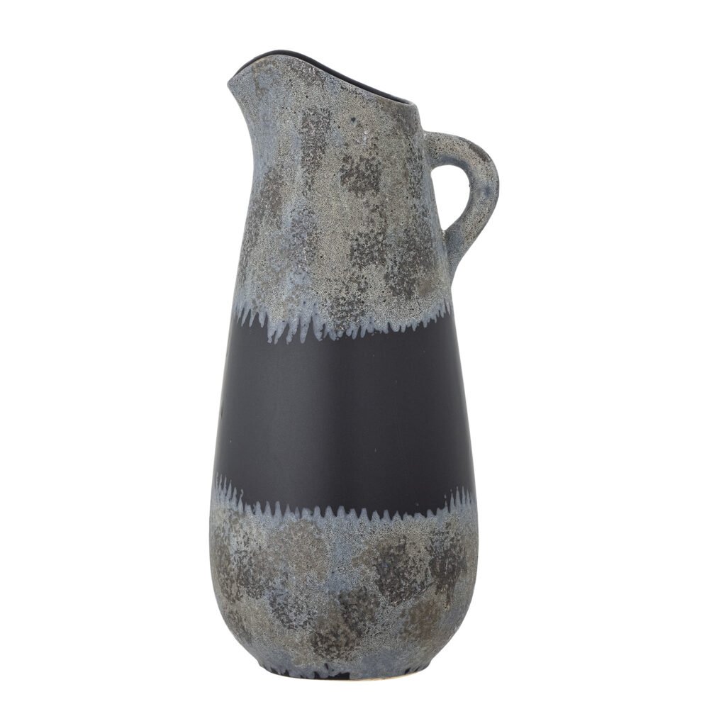 Khumo Vase, Black, Stoneware - Image 3