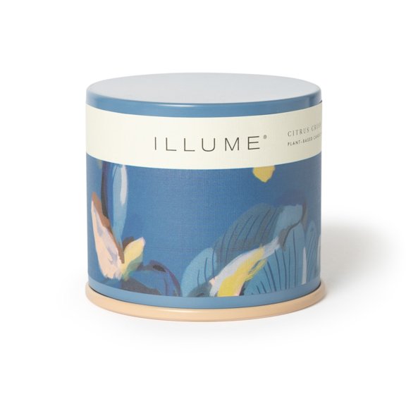 Citrus Crush Vanity Tin Candle, Blue,