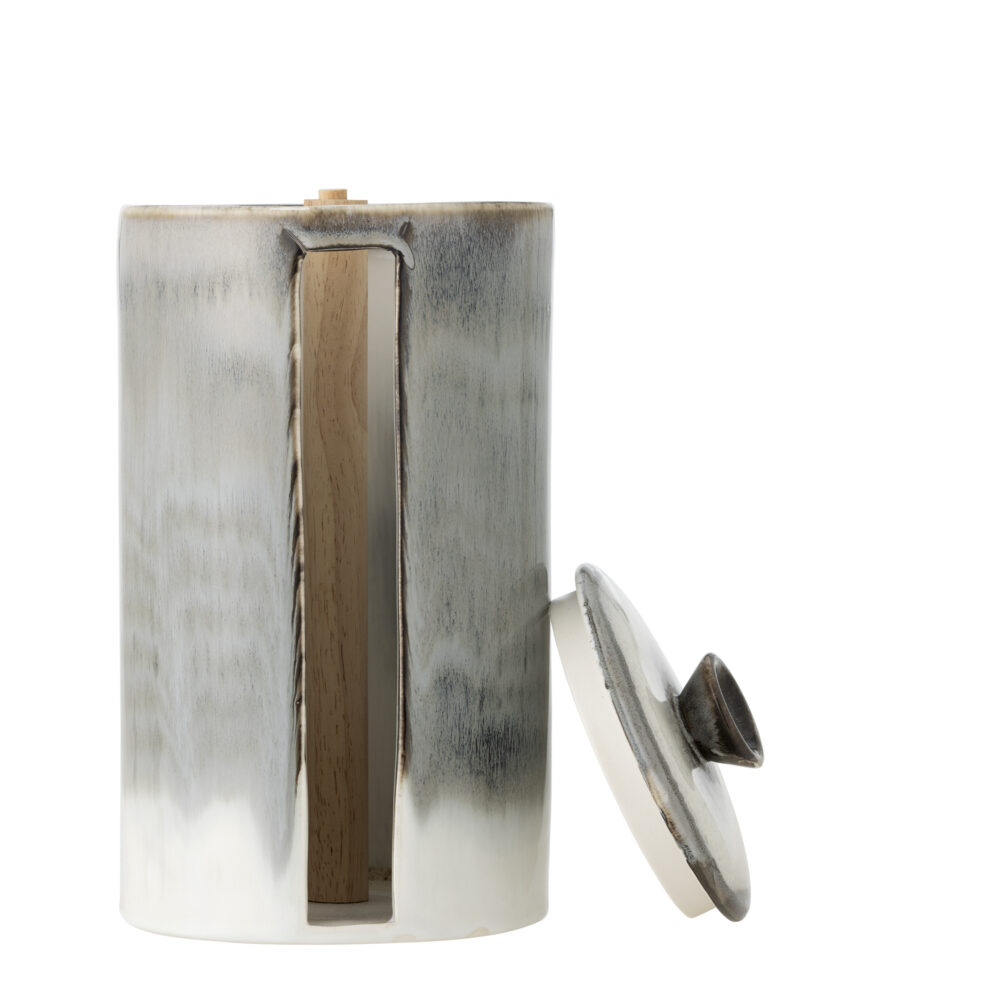 Paula Kitchen Paper Stand, Grey, Stoneware - Image 4