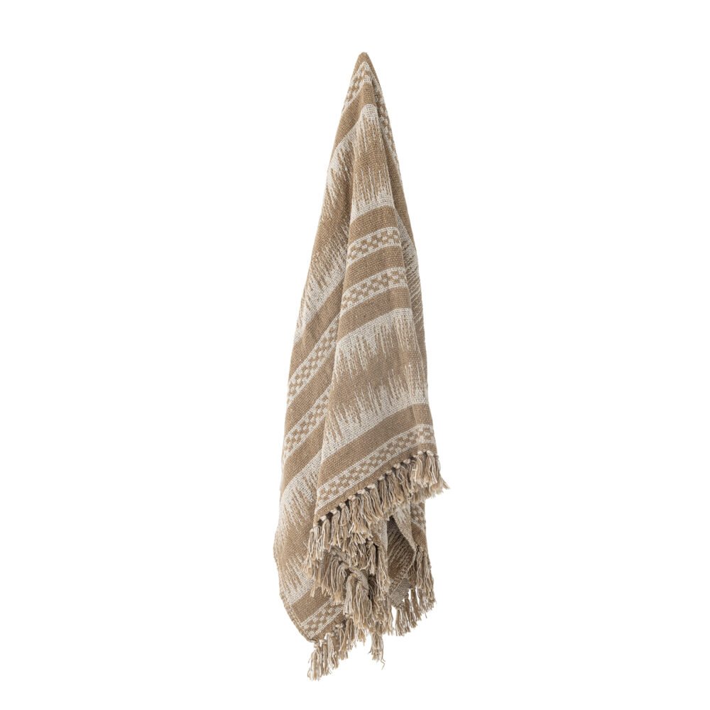 Marmi Throw, Brown, Recycled Cotton - Image 3