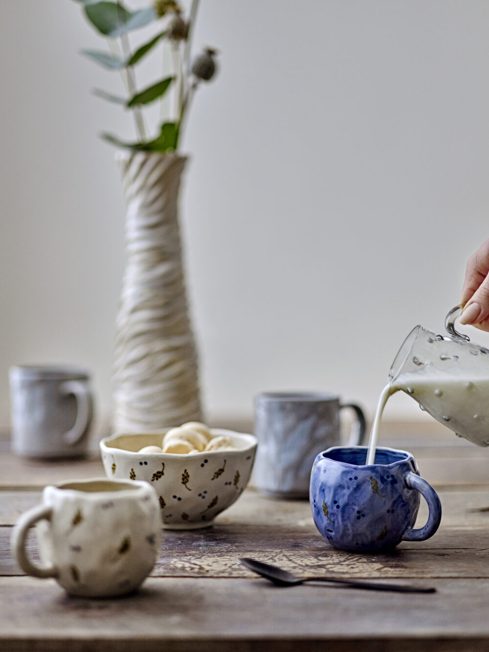 Pippine Cup, Blue, Stoneware - Image 2