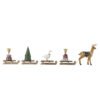 Dasher Deco, Green, Polyresin